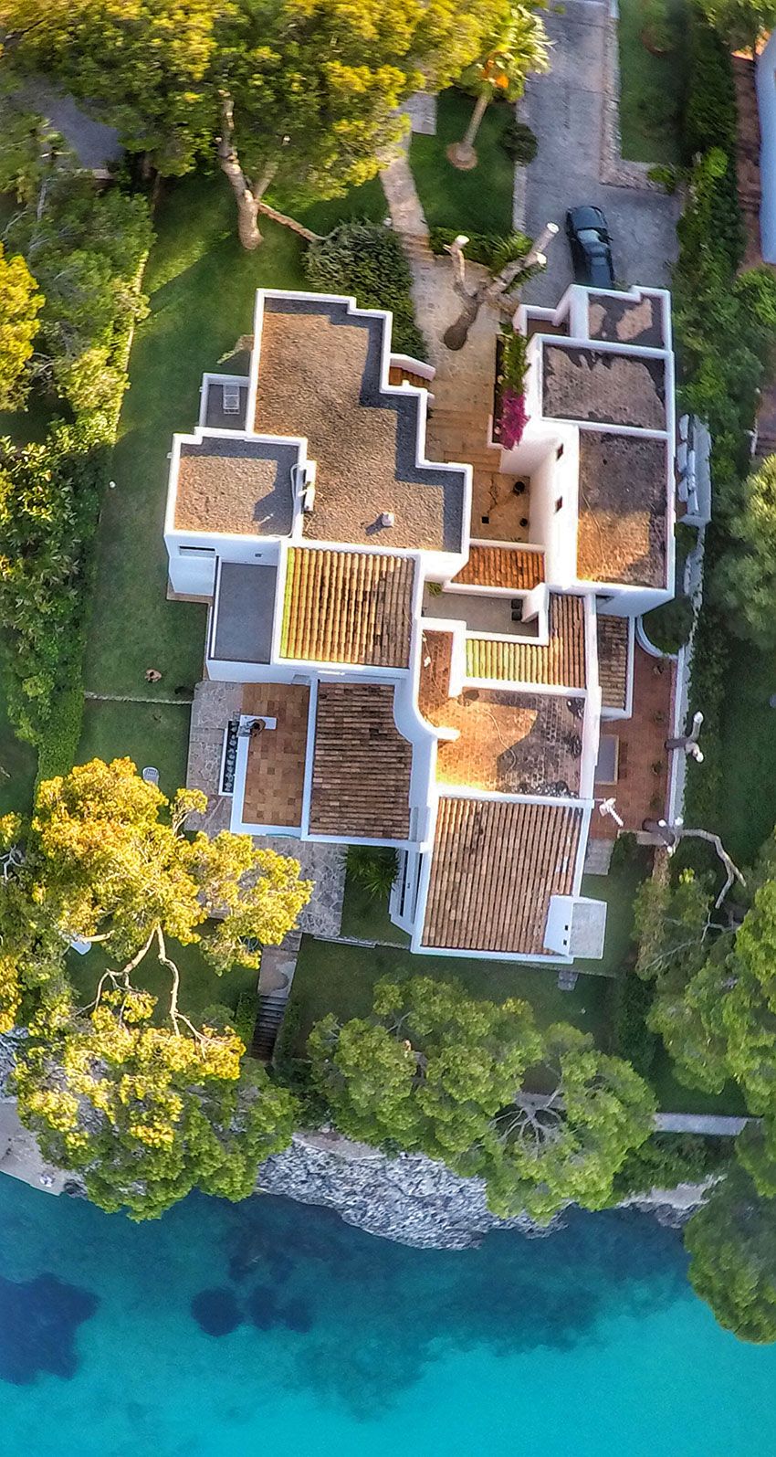 dron4 Villa con vista de dron